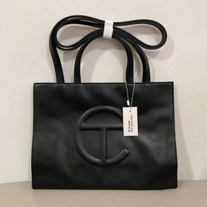 Telfar Medium Black Shopping Bag